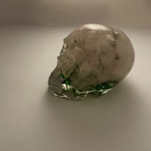 Création artisanale en résine -Skull Quartz rose- Orgonite MarjoRêve